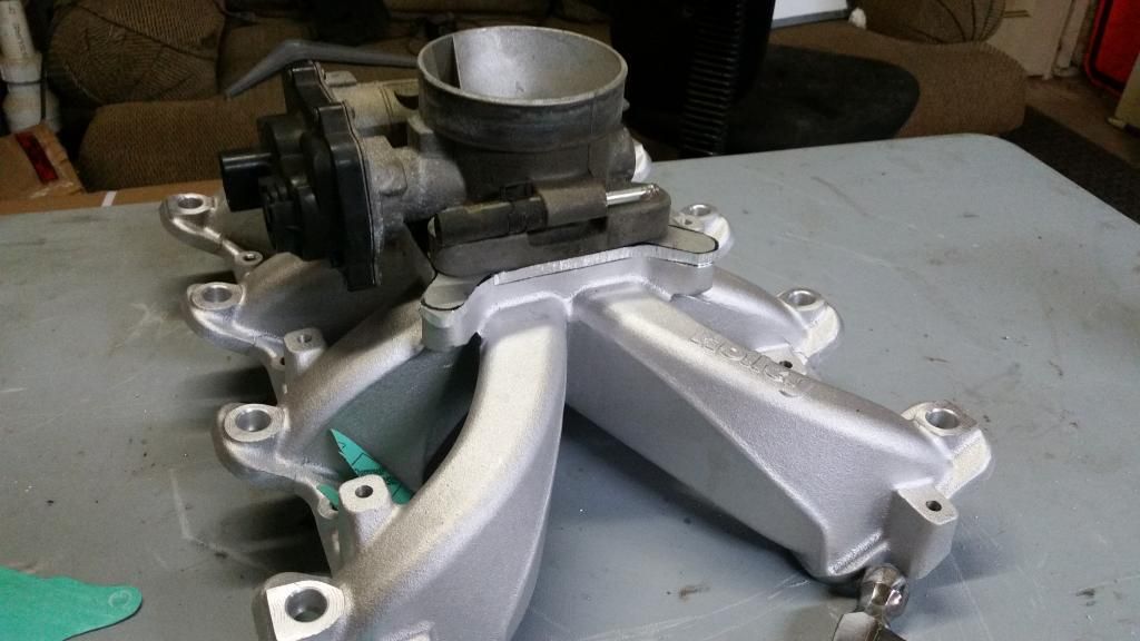 LS carburetor intake using a stock DBW throttle body?, pls help The